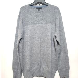 Banana Republic Gray Merino Wool Blend Crewneck Sweater Size XL